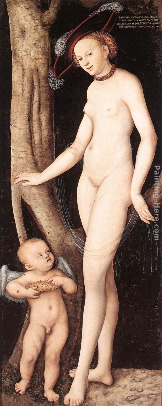 Lucas Cranach the Elder Venus and Cupid with a Honeycomb